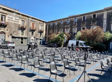 Sedia monoscocca colore nero