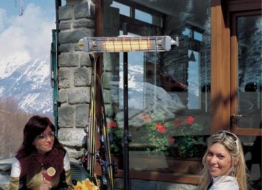 Stufa a raggi infrarossi, riscaldamento