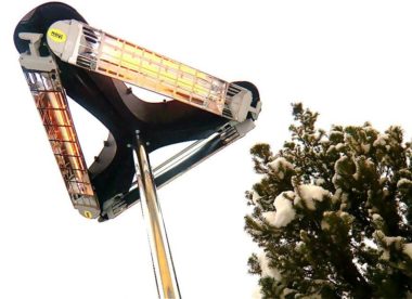 Stufa a raggi infrarossi, riscaldamento