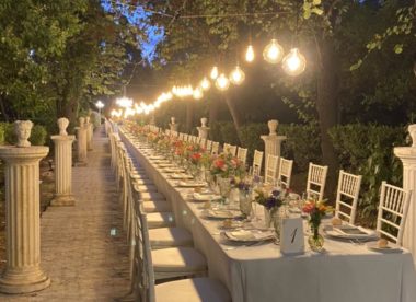 illuminazione matrimonio