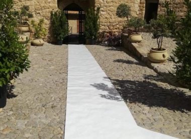 Moquette colore bianco