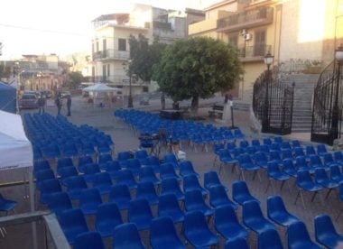 Sedia ABS monoscocca colore blu