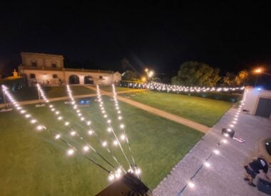 Allestimento Villa Alliata - Lampada Vintage