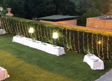 Illuminazioni Siepi Villa Alliata