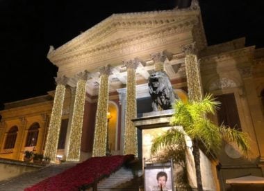 Luminarie natalizie Teatro Massimo - Palermo