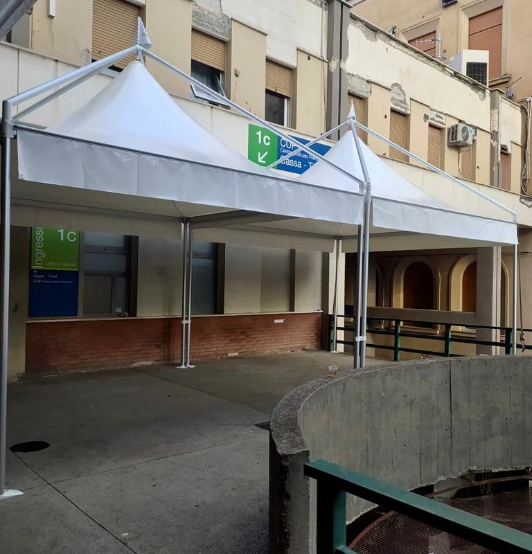 Fornitura Gazebo – ARNAS Ospedale Civico di Cristina Benfratelli di Palermo