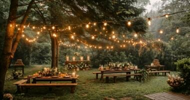 Trend 2025: allestimenti audio e luci per un matrimonio estivo da sogno