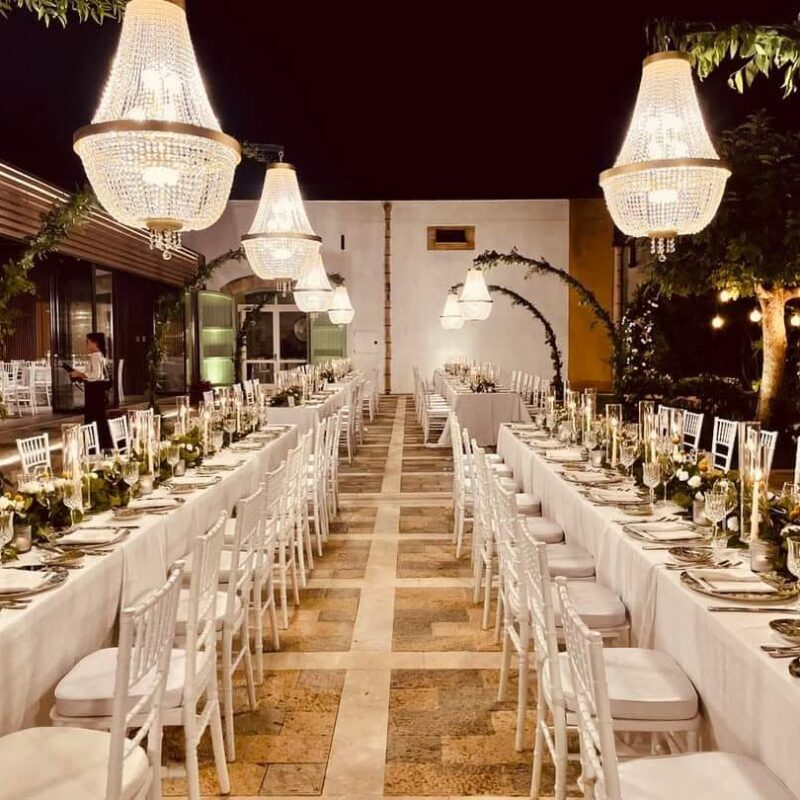 Illuminazione scenografica per eventi