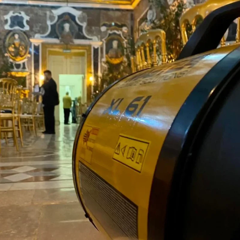 Stufe a fungo a gas, stufe a raggi infrarossi e termoriscaldatori a noleggio
